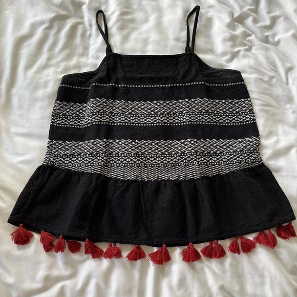 a.n.a Tops - Tassel Tank